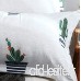 KLGG Pillow Pair Pillow Core Pillowcase Student Dormitory Home Care Cervical Pillow Removable and Washable Two 48Cm*74Cm Cactus - B07VQV8VMS